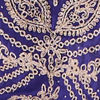 Purple Chinon Lehenga with Moti and Zari Work